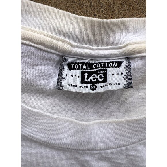 Vintage 1994 Budweiser Baseball Graphic Tee White XL By Lee F3 - Picture 4 of 6